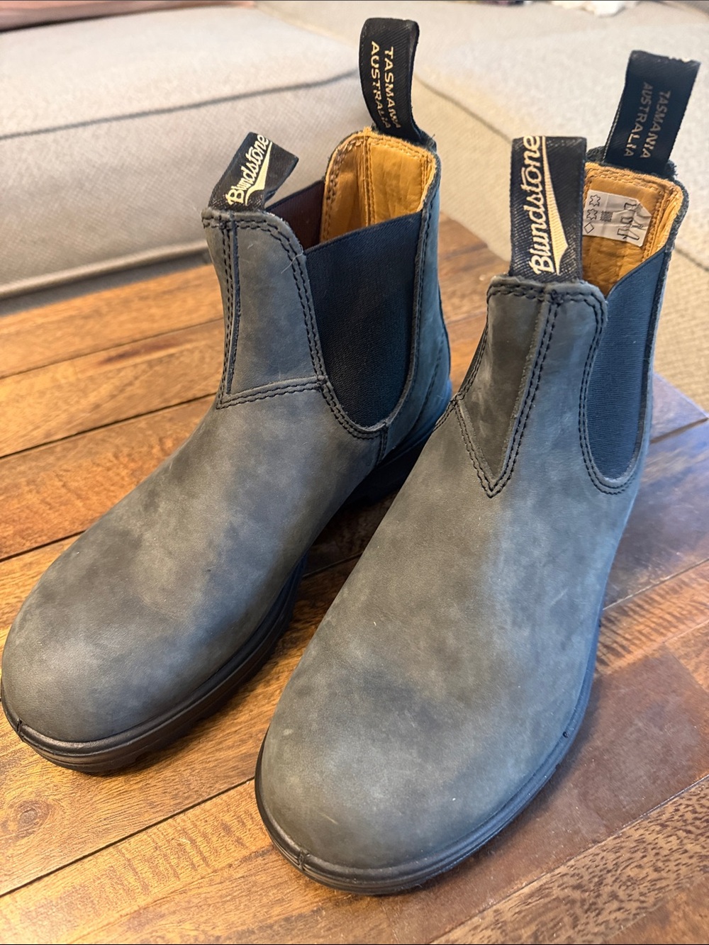 Blundstone Men's Chelsea Boots in Slate Blue size 5